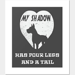 My shadow has four legs Posters and Art